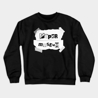 Paper Museum Newspaper Design Crewneck Sweatshirt